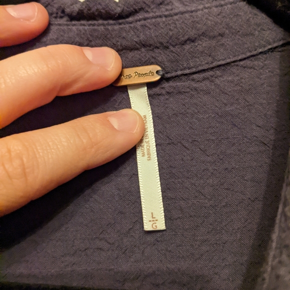 Free people oversized button down - Picture 3 of 4